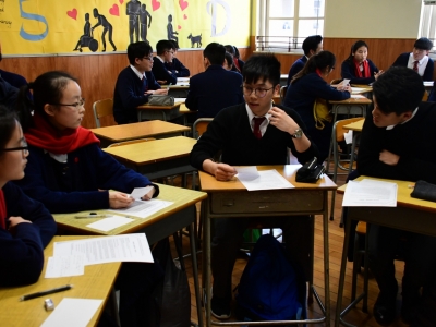 S.6 Joint School Oral Practice with St. Clare’s Girls’ School and St. Louis School